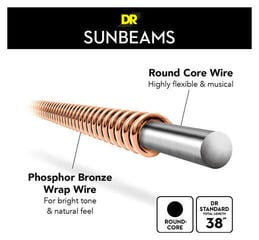 Saiten für Akustikgitarre DR Strings RCA-10 Sumbeams Saiten für Akustikgitarre - 4