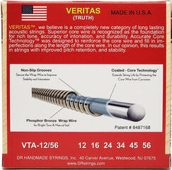 Žice za akustičnu gitaru DR Strings VTA-12/56 Veritas Žice za akustičnu gitaru - 3