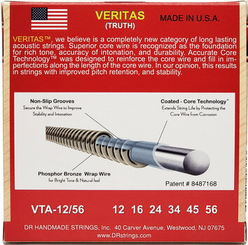 Žice za akustičnu gitaru DR Strings VTA-12/56 Veritas Žice za akustičnu gitaru - 4