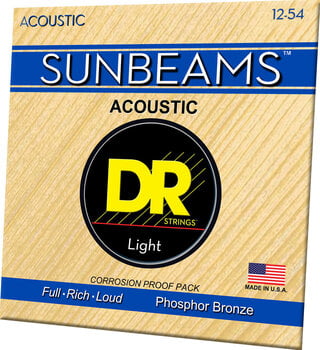 Struny pro akustickou kytaru DR Strings RCA-12 Sumbeams Struny pro akustickou kytaru - 2