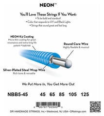 Cuerdas de bajo DR Strings NBB5-45 Cuerdas de bajo - 3