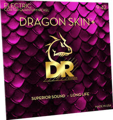 Cuerdas para guitarra eléctrica DR Strings Dragon Skin+ Coated Light 9-42 Cuerdas para guitarra eléctrica - 2