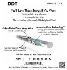 Žice za električnu gitaru DR Strings DDT-11 Žice za električnu gitaru - 3