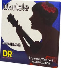Cordas para ukulele soprano DR Strings Moonbeams Ukulele Clear Fluorocarbon String Set Soprano & Concert Cordas para ukulele soprano - 1