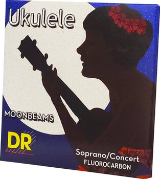 Struny pro sopránové ukulele DR Strings Moonbeams Ukulele Clear Fluorocarbon String Set Soprano & Concert Struny pro sopránové ukulele - 2