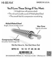 Χορδές για Ηλεκτρική Κιθάρα DR Strings MTR-10 Χορδές για Ηλεκτρική Κιθάρα - 3