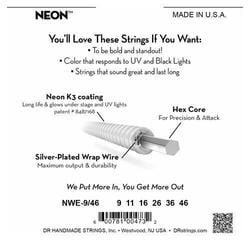 Cordes pour guitares électriques DR Strings NWE-9/46 Cordes pour guitares électriques - 3