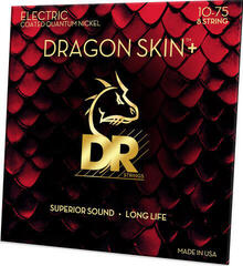 Žice za električnu gitaru DR Strings Dragon Skin+ Coated 8 string Medium 10-75 Žice za električnu gitaru - 1