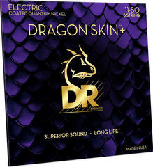 Žice za električnu gitaru DR Strings Dragon Skin+ Coated 8 string Heavy 11-80 Žice za električnu gitaru - 2