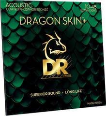 Guitar strings DR Strings Dragon Skin+ Coated Phosphor Bronze Extra Light Guitar strings - 2