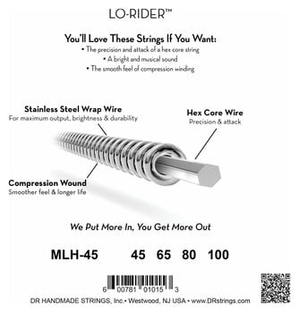 Cordes de basses DR Strings MLH-45 Cordes de basses - 4