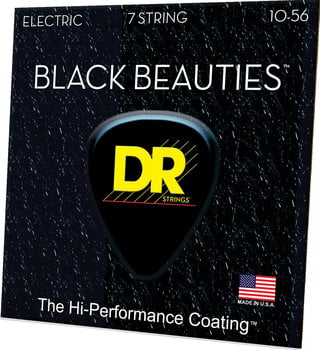 Struny pro elektrickou kytaru DR Strings Black Beauties BKE7-10 Struny pro elektrickou kytaru - 2