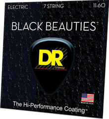 Sähkökitaran kielet DR Strings Black Beauties BKE7-11 Sähkökitaran kielet - 1