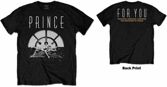 T-Shirt Prince T-Shirt For You Triple Unisex Black XL - 2