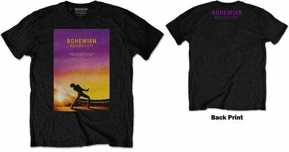 T-Shirt Queen T-Shirt Bohemian Rhapsody Black M - 3