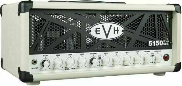 Lampový kytarový zesilovač EVH 5150III 50W 6L6 Head IV Ivory - 3