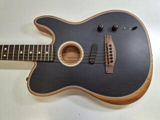Īpaša akustiski elektriskā ģitāra Fender Player Series Acoustasonic Telecaster Brushed Black Īpaša akustiski elektriskā ģitāra (Gandrīz kā jauns) - 1