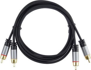 Аудио кабл PremiumCord HQ Shielded 2x Cinch-2x Cinch M/M 1,5 m Аудио кабл - 2