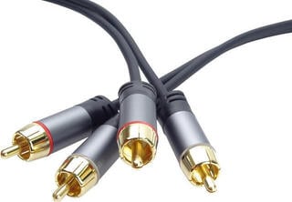 Аудио кабл PremiumCord HQ Shielded 2x Cinch-2x Cinch M/M 1,5 m Аудио кабл - 3