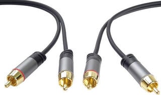 Аудио кабл PremiumCord HQ Shielded 2x Cinch-2x Cinch M/M 1,5 m Аудио кабл - 5