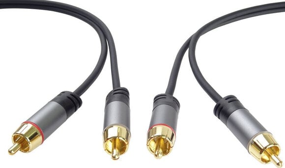 Аудио кабл PremiumCord HQ Shielded 2x Cinch-2x Cinch M/M 1,5 m Аудио кабл - 6