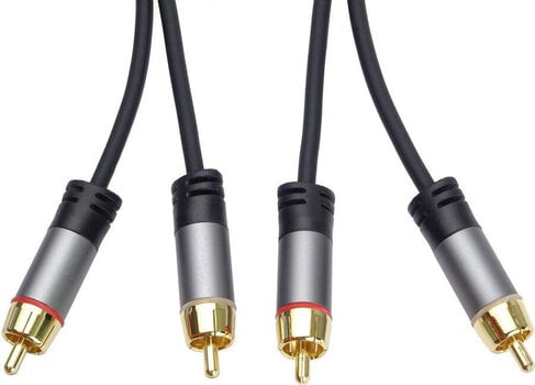 Аудио кабл PremiumCord HQ Shielded 2x Cinch-2x Cinch M/M 1,5 m Аудио кабл - 7