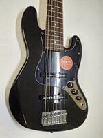 Fender Squier Affinity Series Jazz Bass VI LRL Black Metallic 6-strenget basguitar
