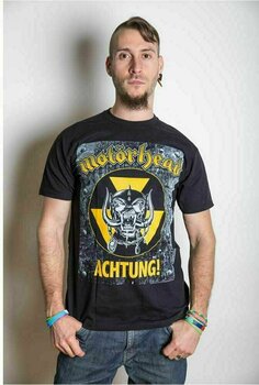 T-Shirt Motörhead T-Shirt Achtung Unisex Black L - 2