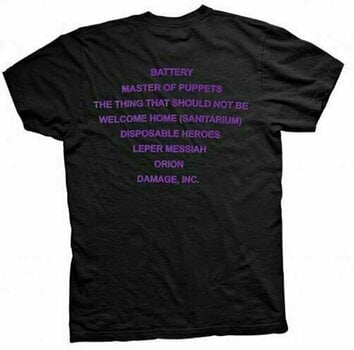 T-Shirt Metallica T-Shirt Master of Puppets Black M - 2