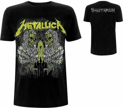 Camiseta de manga corta Metallica Camiseta de manga corta Sanitarium Unisex Black M - 2