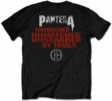 T-Shirt Pantera T-Shirt Horned Skull Stencil Unisex Black L - 2