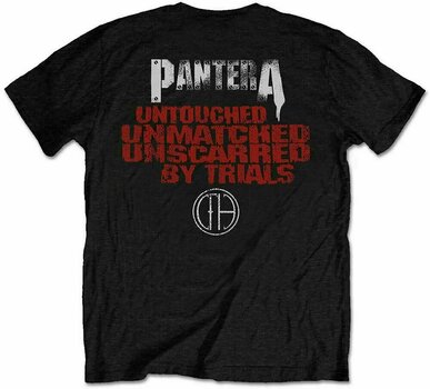 T-Shirt Pantera T-Shirt Horned Skull Stencil Black S - 2