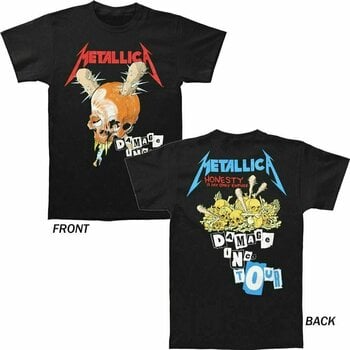 Shirt Metallica Shirt Damage Inc Unisex Black L - 2