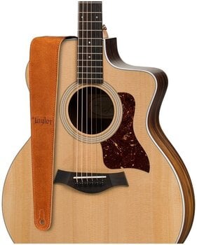 Textile guitar strap Taylor Suede Strap Honey Textile guitar strap - 8
