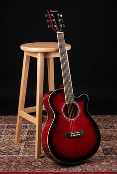 Jumbo akustična gitara Pasadena PGC-10 Red Burst Jumbo akustična gitara - 9