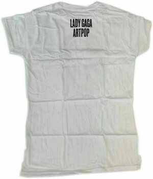 Camiseta de manga corta Lady Gaga Camiseta de manga corta Art Pop Teaser Blanco M - 2