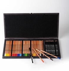 Színes ceruza Lyra Rembrandt Polycolor Wooden Box Színes ceruza készlet Mix 48 db - 1