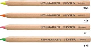 Evidenziatore Lyra Neonmarker Unlacquered Evidenziatore Neon 4 pezzi - 1