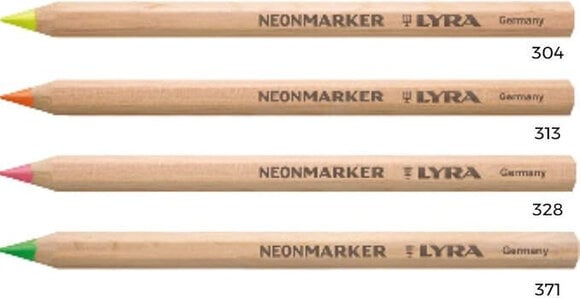Evidenziatore Lyra Neonmarker Unlacquered Evidenziatore Neon 4 pezzi - 2