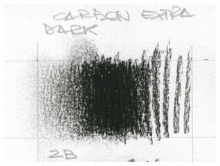 Special Pencil Lyra Rembrandt Art Specials Carbon Pencil 2B Extra Dark 1 pc - 1