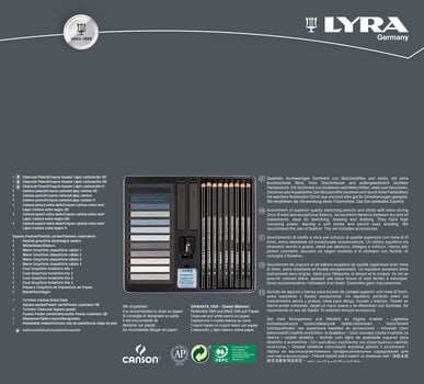 Crayon spécial Lyra Rembrandt Art Specials Ensemble de crayons Grey Tones 25 pièces - 3