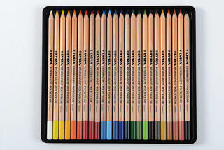 Krāsu zīmulis Lyra Rembrandt Polycolor Metal Box Spalvotų pieštukų rinkinys Mix 24 gab. - 1