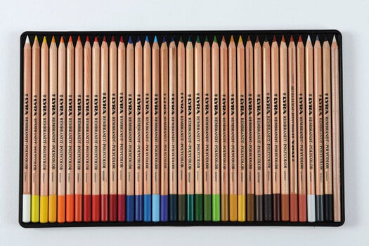 Colour Pencil Lyra Rembrandt Polycolor Metal Box Set of Coloured Pencils Mix 36 pcs - 3