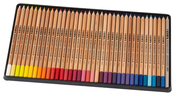 Lápiz de color Lyra Rembrandt Polycolor Metal Box Estuche de lápices de colores Mezcla 72 pcs - 3