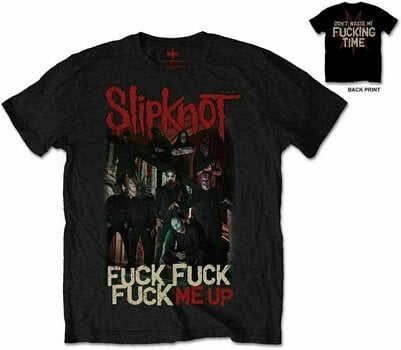 Shirt Slipknot Shirt Fuck Me Up Unisex Black M - 2