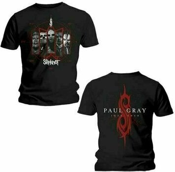Shirt Slipknot Shirt Paul Gray Unisex Black L - 2