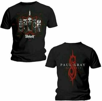 T-Shirt Slipknot T-Shirt Paul Gray Unisex Black S - 2