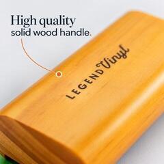 Pensulă pentru înregistrări LP Legend Vinyl LV34 Large Velvet Dust Brush With Storage Bag Perie - 3