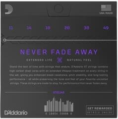 Χορδές για Ηλεκτρική Κιθάρα D'Addario XTE1149 Χορδές για Ηλεκτρική Κιθάρα - 1