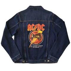 Chaqueta AC/DC About To Rock (Back Print) Denim Blue - 1